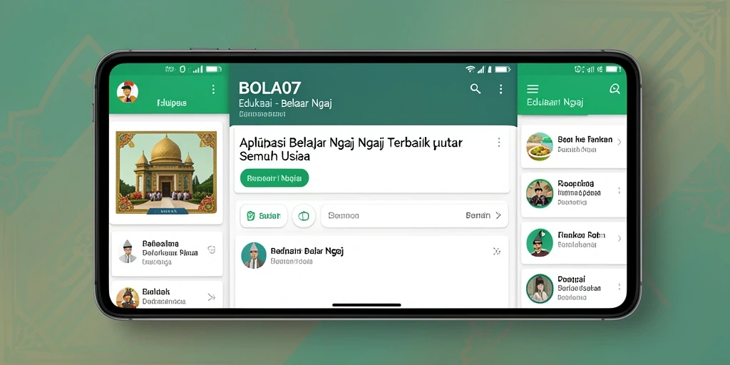 Tampilan antarmuka BOLA07 yang informatif dan interaktif.