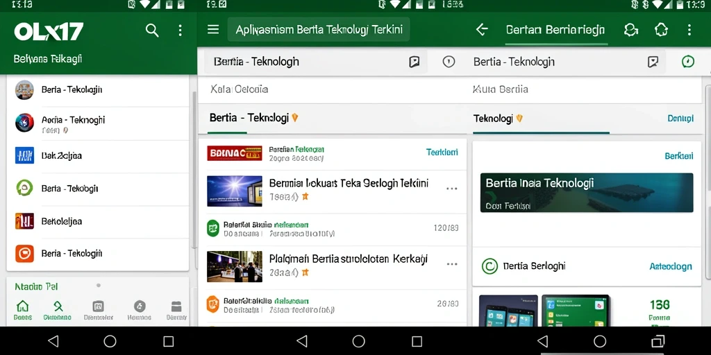 Tampilan antarmuka OLX17 yang menarik dan mudah diakses.