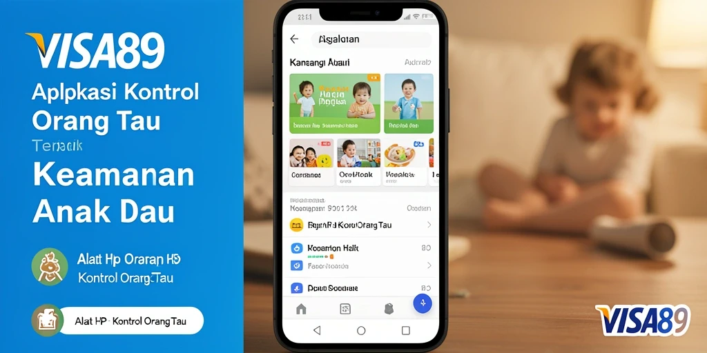 Antarmuka aplikasi Kontrol Orang Tua yang intuitif dan mudah digunakan.