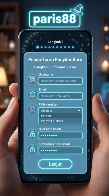 Panduan Membuat Akun Paris88 untuk Pengguna Android